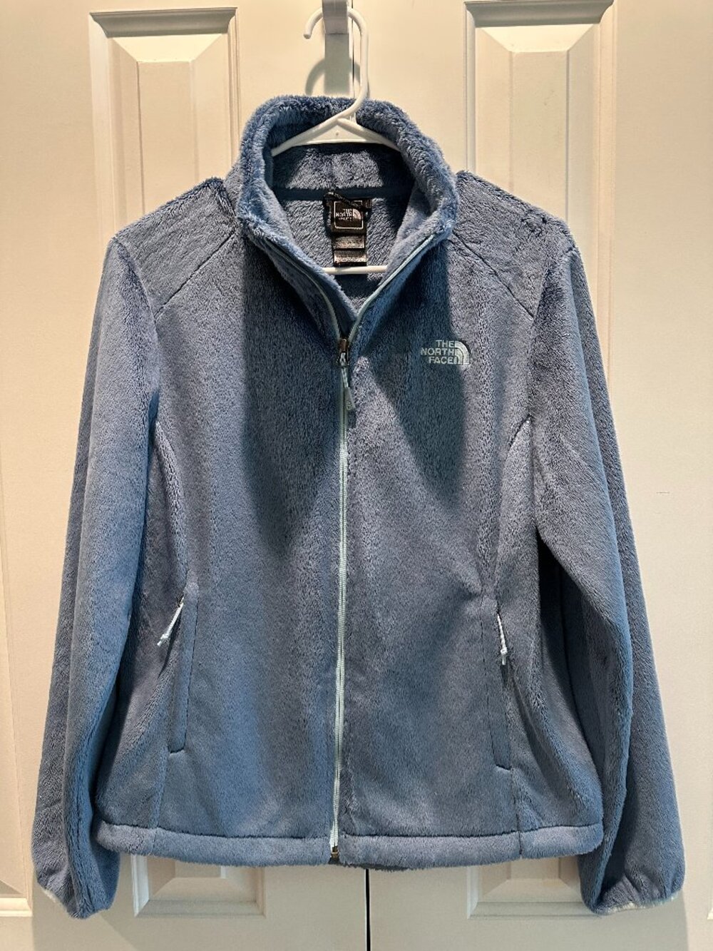 The North Face Osito 2 Full Zip Fleece Jacket Light Blue Size M